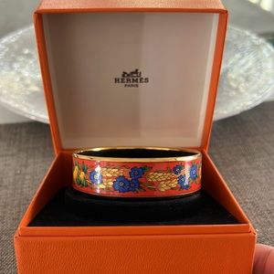 HERMÈS “Wheat Fruit” bracelet 62 style 2641 * Like new / Never worn.